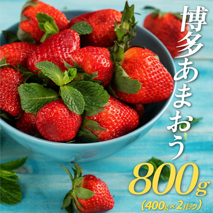 【ふるさと納税】★限定品★あまおう（400g×2パック）／2026年1月下旬～4月発送【あまおう】いちご 苺 高級 フルーツ ．AB144