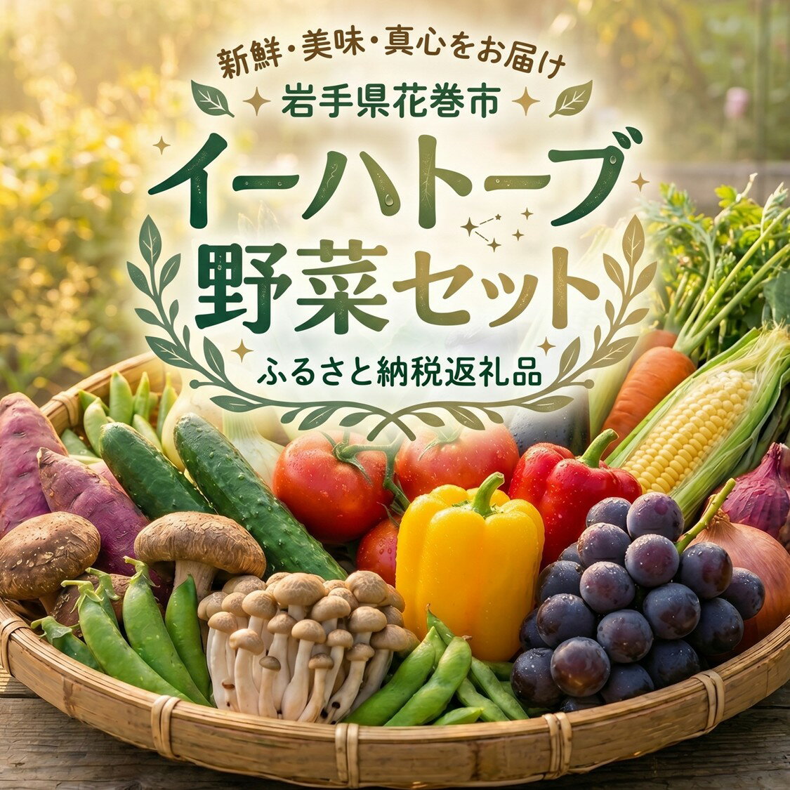 【ふるさと納税】いわて花巻産 イーハトーヴ野菜セット ≪選べる内容量！ お試しセット(6品〜) or 満足セット(9品〜) or もりもりセット(11品〜)≫ ≪定期便 3ヶ月 6ヶ月 12ヶ月≫ 旬 野菜 果物 お楽しみ