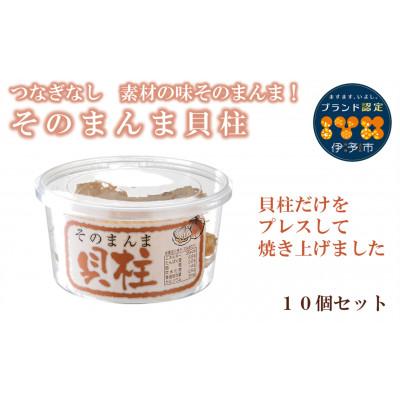 ふるさと納税 伊予市 そのまんま貝柱 10g×10個セット 薄焼き オカベ|B134