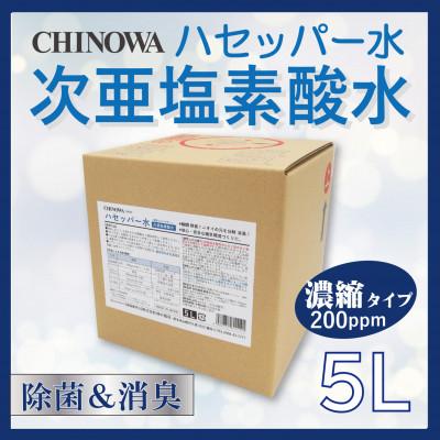 ふるさと納税 山鹿市 【次亜塩素酸水】ハセッパー水5Lキュービテナー　注ぎ用コック・300ml空ボトル付