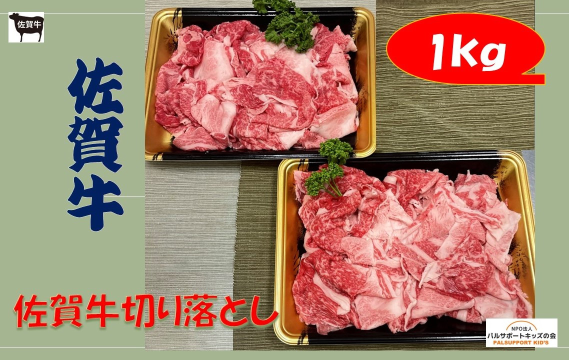 
            【佐賀牛】切り落とし （500g×2） 1㎏
          