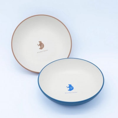 知床トコさんテーブルウェアシリーズ　丸ボウル皿 2枚セット (S)【ベージュ】【配送不可地域：離島・沖縄県】