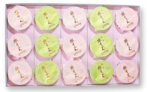 
                  国産小豆・抹茶を使用 無添加 水ようかん　15個入り(2026年6月～発送予定）/ 羊羹水 ようかん 小豆 抹茶 和菓子 ギフト 贈答【ghi108A】
                