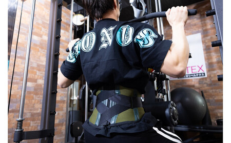 装具のプロが本気で開発した日常生活向上腰ベルト腹圧効果で腰をしっかりガード サイズ調整交換可能APベルト【イエロー・3Lサイズ】