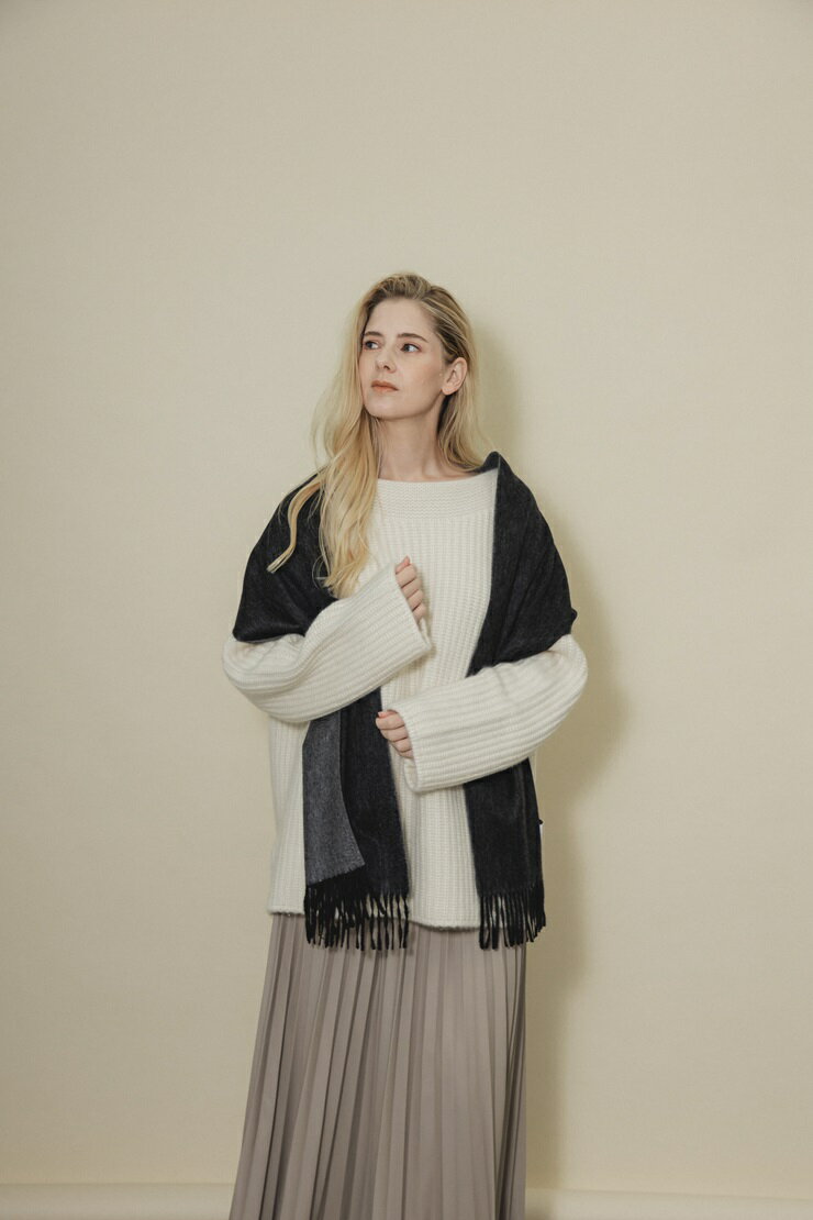 【ふるさと納税】カシミヤ100% シングルリバーマフラー｜高級素材 軽量 なめらかな肌触り 寒さ対策 確かな技術 日本製 プレゼント ギフト 誕生日 お見舞い お歳暮 父の日 母の日 [4034-4038]