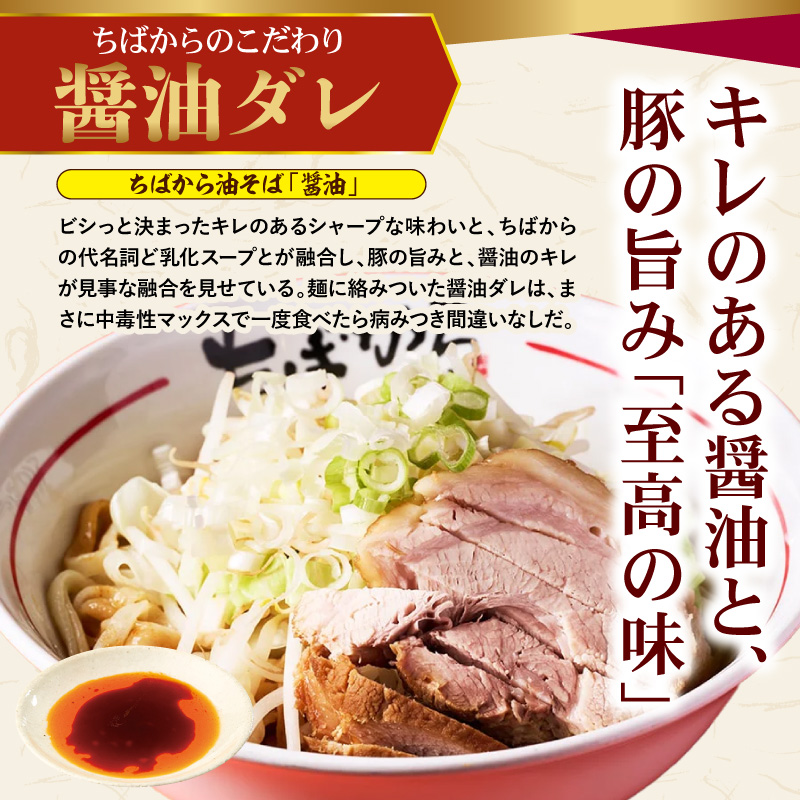 ちばから油そば（醤油）2人前 二郎系ラーメン