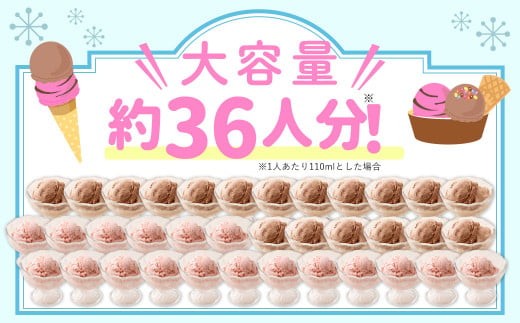 2Lアイスセット(チョコ・ストロベリー)