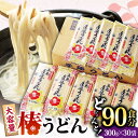 【ふるさと納税】【大容量！人気商品】椿 うどん 300g×30袋 五島うどん 保存食 業務用 【中本製麺】 [RAO006]