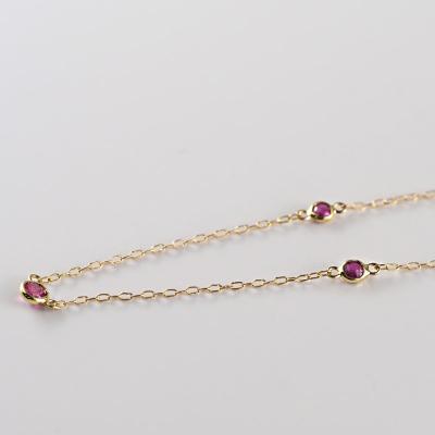 ふるさと納税 甲府市 K18 ルビー ネックレス　28537 |  | 01