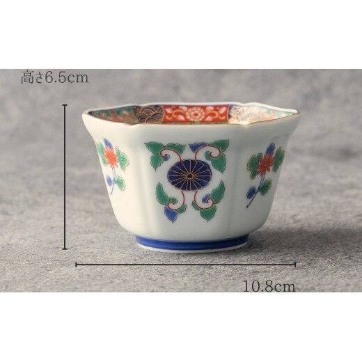 有田焼 復刻古伊万里 錦色絵仲付【大慶】有田焼 古伊万里 古伊万里様式 食器 うつわ 器 小鉢 ci101_イメージ3