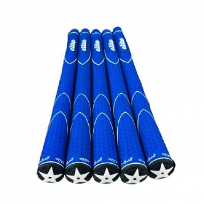 ふるさと納税 東大阪市 《バックラインなし/ブルー/5本》X360RUBBER　M58　ゴルフ練習器具　エリートグリップ