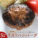 【ふるさと納税】肉匠特製 手造りハンバーグ 5個入り 【入金確認後10日以内に発送】 | 国産 国産牛 肉 お肉 牛肉 肉匠 ハンバーグ セット 冷凍 ギフト 贈答 贈答用 人気 総菜 お取り寄せ グルメ 送料無料