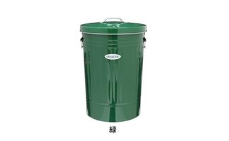 ゴミ箱 オバケツ バケツ職人が作る ダストボックス 42L 国産 雑貨 日用品 トタン 屋外 黒