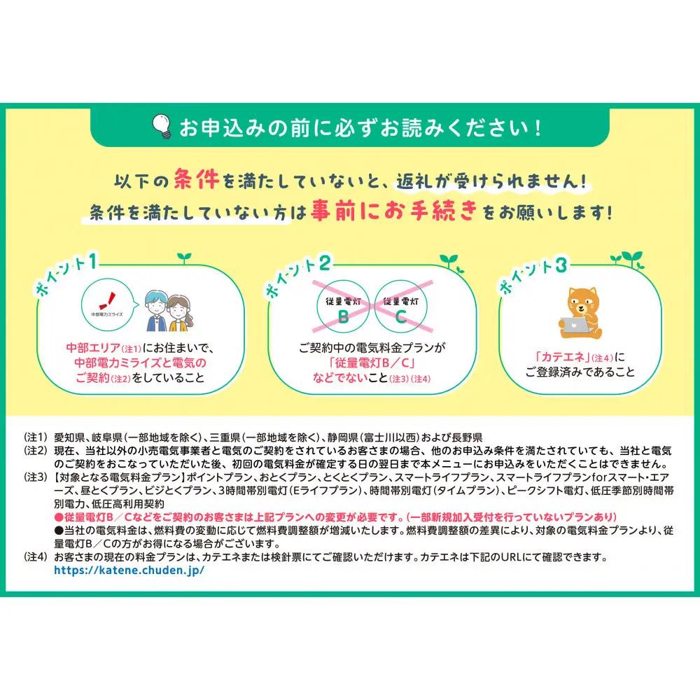 御前崎市産CO2フリーでんき 100,000 円コース（注：お申込み前に申込条件を必ずご確認ください）