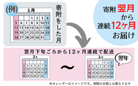 【定期便】そうじゃの水「チュッピーウォーター」（500ml×24本）〔12回配送〕156-007