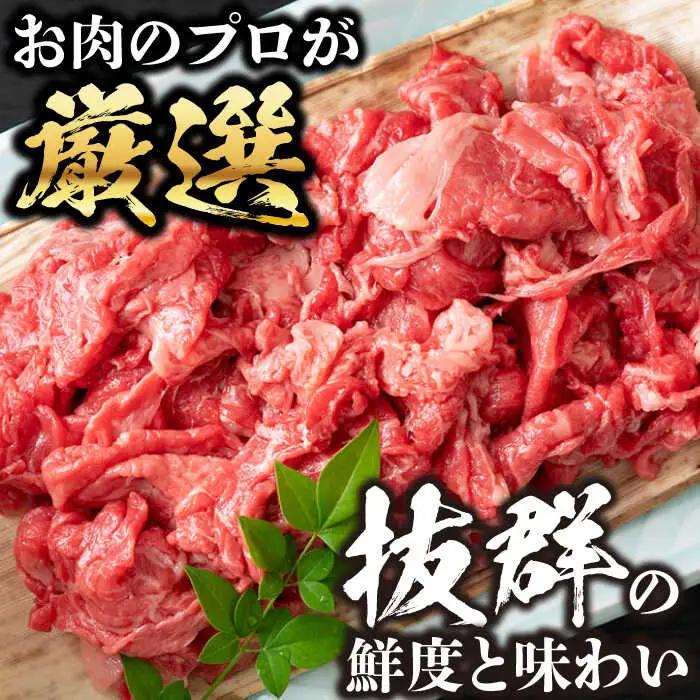 【全6回定期便】【小分けで便利！】おおいた豊後牛 牛肉 切り落とし 1kg (500g×2)  牛肉切り落とし 豊後牛 [AREI045]