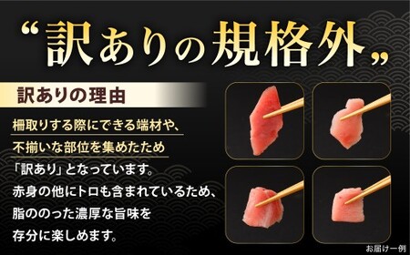 訳あり みやび鮪 切り落とし 端っこちゃん 計約300g（約100g×3） 3～4人前 ／ マグロ 鮪 トロ 本鮪 本マグロ 本まぐろ 冷凍まぐろ 冷凍鮪 まぐろ 赤身 トロ 鮪赤身 鮪トロ 国産鮪 