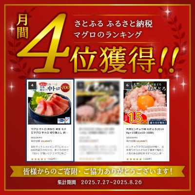 ふるさと納税 焼津市 【2025年12月お届け】訳ありミナミマグロ中トロ切落し約700g(a10-1000202512) |  | 01
