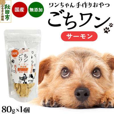 ふるさと納税 秋田市 わんちゃん手づくりおやつ「ごちワン」サーモントリーツ|15_pco-01a101