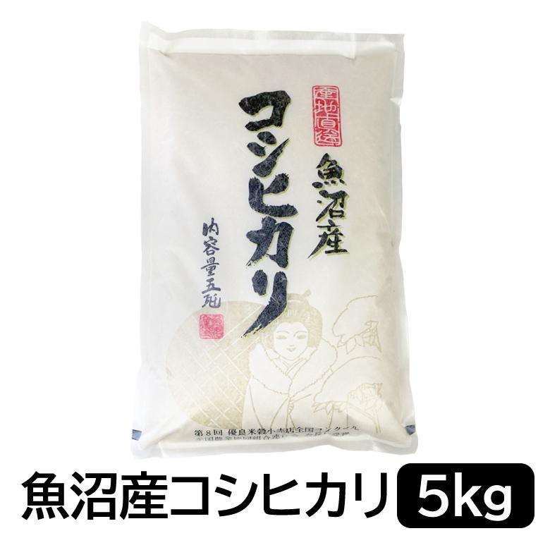 【ふるさと納税】【令和7年産】お米マイスター厳選！魚沼産コシヒカリ5kg | お米 こめ 白米 食品 人気 おすすめ 送料無料