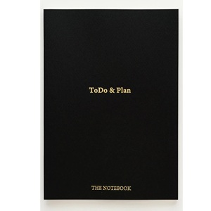 SZ0284　ToDo＆Plan　タスク管理ノート B5 サイズ【ブラック】