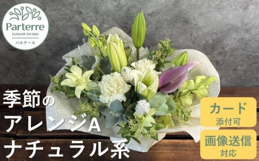 
                  フラワーアレンジメント A  【 ナチュラル 系】お花 プレゼント 生花 贈り物 岩手県 北上市 C0185 花工房 パルテール 花 アレンジ カラフル 記念日 誕生日 結婚記念日 バレンタイン ホワイトデー 卒業祝い 入学式祝い プレゼント 敬老の日 クリスマス 正月 還暦 古希 喜寿 ギフト ブーケ おしゃれ
                