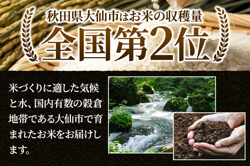 ＜令和7年産 新米受付＞《定期便7ヶ月》米【白米】米どころ秋田県大仙市産 あきたこまち 精米 10kg（5kg×2袋）