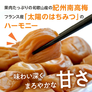 【0282-4】はちみつ梅干（紀州南高梅）800g 大粒 3L以上 和歌山県産