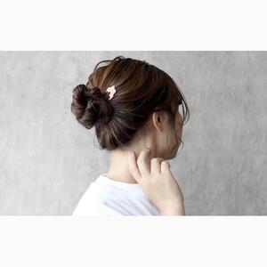 まるでジュエリー☆かんざし　Basic Curvy　ピンクゴールドメッキ