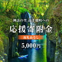 【ふるさと納税】神話の里 高千穂町への応援寄附金【5,000円】（返礼品なし） 宮崎県 高千穂町