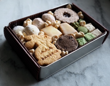 うさぎクッキー缶 ≪焼き菓子 詰め合わせ ギフト プレゼント おやつ≫※着日指定不可 