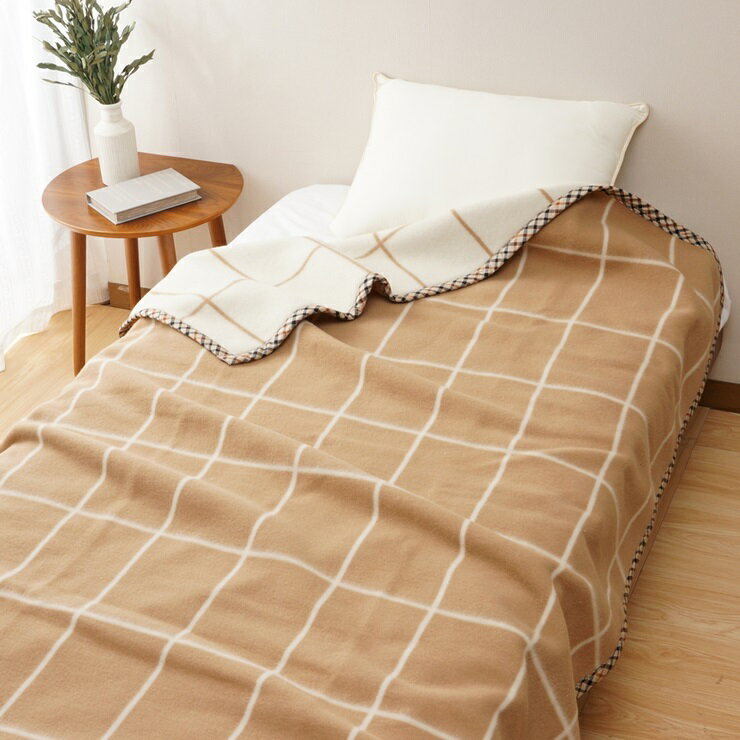 【ふるさと納税】DAKS ウォッシャブル ウール毛布 (毛羽部分)｜ブランケット 快眠 快適 熟睡 睡眠 洗える 洗濯可能 丸洗い可能 [4517]