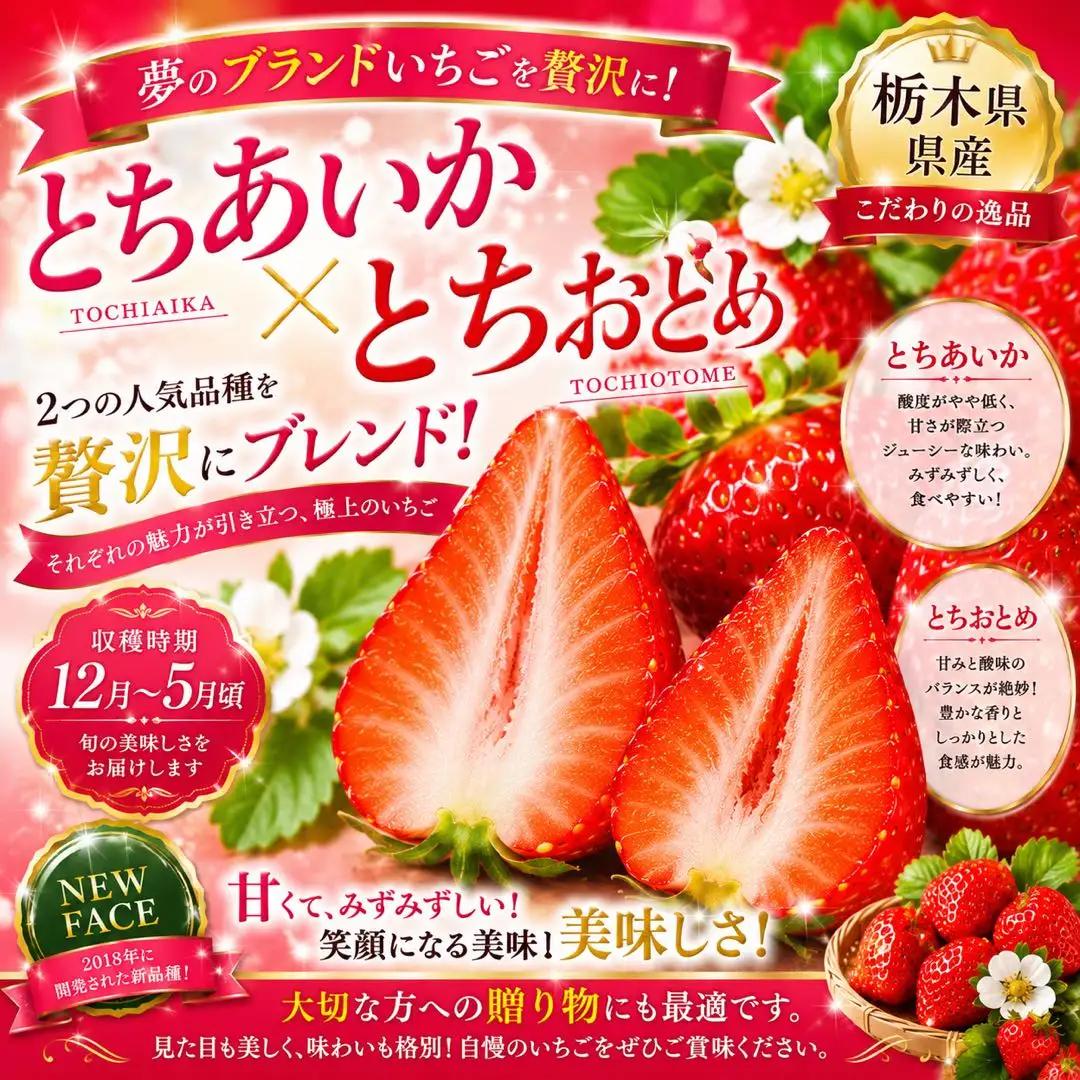 【先行予約】 スカイベリー＆とちおとめ 食べ比べ 300g×2×2箱 | 栃木県 那珂川町 送料無料