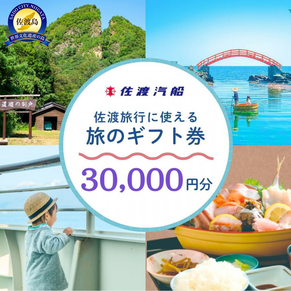 【ふるさと納税】佐渡旅行に使える 旅のギフト券 30,000円分