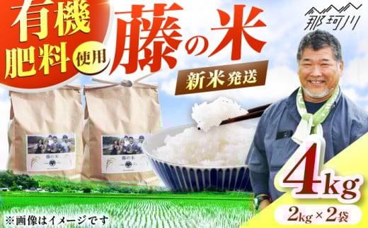 新米 令和7年度産 藤の米(ふじのまい) 4kg(2kgx2) ＜フジノ農園＞那珂川市 [GCO002] お米 新米 ごはん 炊き立て 夢つくし 元気つくし