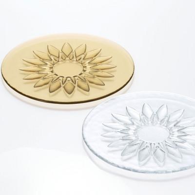 ふるさと納税 九十九里町 Sghr スガハラ　ソルフロール プレート2枚(クリアー・タン)