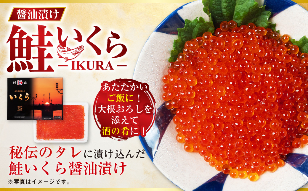 鮭 いくら 醤油漬け 250g×2パック 計500g 北海道 釧路 ふるさと納税 いくら イクラ 丼 ごはんのお供 魚介類 海鮮 魚卵 海産物 F5F-0098