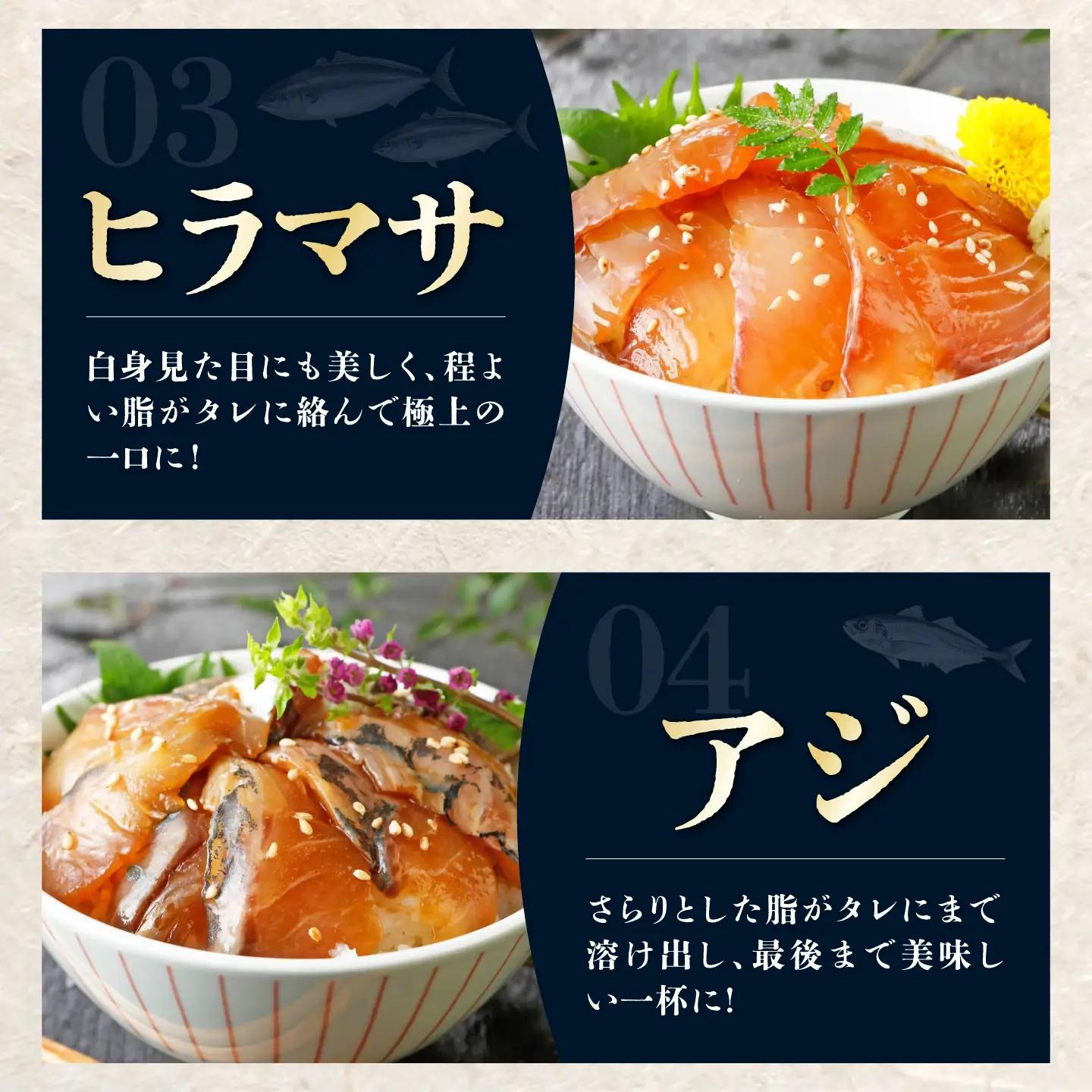 海鮮漬け丼5種 BTAP003海鮮