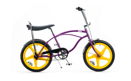 自転車 ビーチクルーザー Volt！ HURRICANE（PURPLE×YELLOW）
