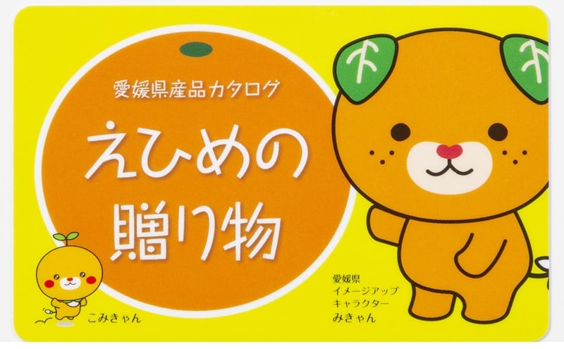 
            カタログギフト「えひめの贈り物」こみきゃん（全34品から選択）【愛媛県 厳選 特産品 あとから 選べる オンライン注文 グルメ 食品 工芸品 みかん レモン しらす 砥部焼 贈答 プレゼント お土産 化粧箱入り】[№5310-0289]
          
