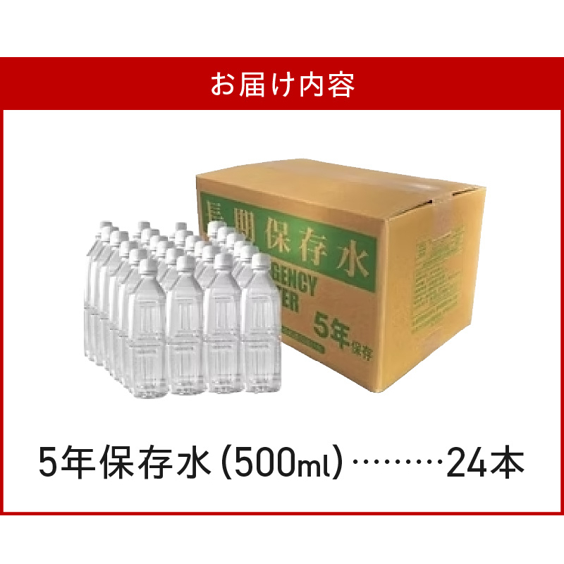 安心・安全　国産長期保存水　～体にやさしい軟水～