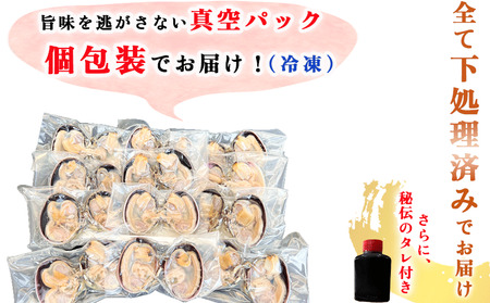 岬だよりの 知多半島名物 天然大あさり 半割り(冷凍)特大サイズ3kg(タレ付き) [配送不可地域：離島]