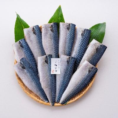 ふるさと納税 唐津市 <唐津・昭徳>大きくて脂ののった国産塩さば 10枚(S6)