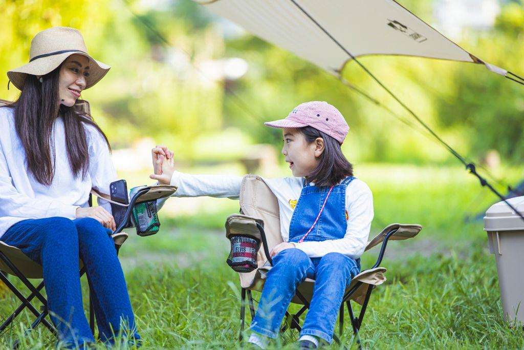 キャンプチェア　ハイタイプミニ　CCM-HIGH　ベージュ