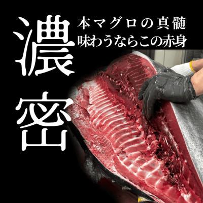 ふるさと納税 長門市 油谷産養殖本マグロ　赤身柵　約300g(1095) |  | 02