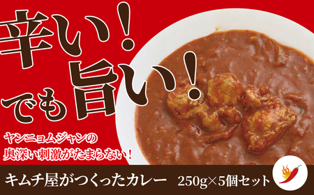 「無添加やがちゃんキムチ」キムチ屋のカレー 〈 カレー 冷凍食品 冷凍 辛 国産 鶏 玉ねぎ 自家製 ヤンニョム スパイシー ニンニク 美味しい こだわり 人気 おすすめ ギフト 〉