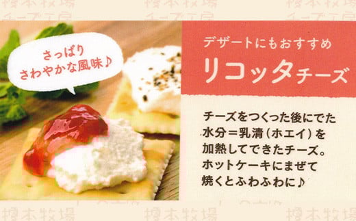 リコッタチーズ 500g (100g×5)【榎本牧場チーズ工房】