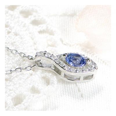 ふるさと納税 韮崎市 ネックレス プラチナ PT900 ダイヤモンド 0.12ct タンザナイト【f257-pt-ta】 |  | 03