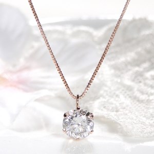 ダイヤ1ct ペンダント(ピンクゴールド）
