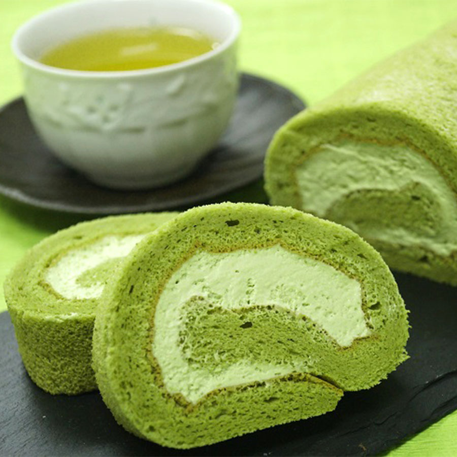 【もったいない！を食べよう】お茶のロールケーキと2種類のラテセット